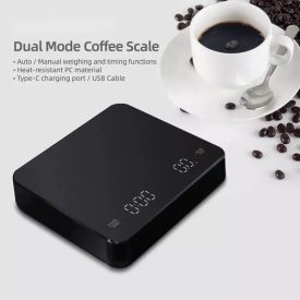 ترازوی دیجیتال، اسکیل تایمر دار قهوه ، با شارژ USB