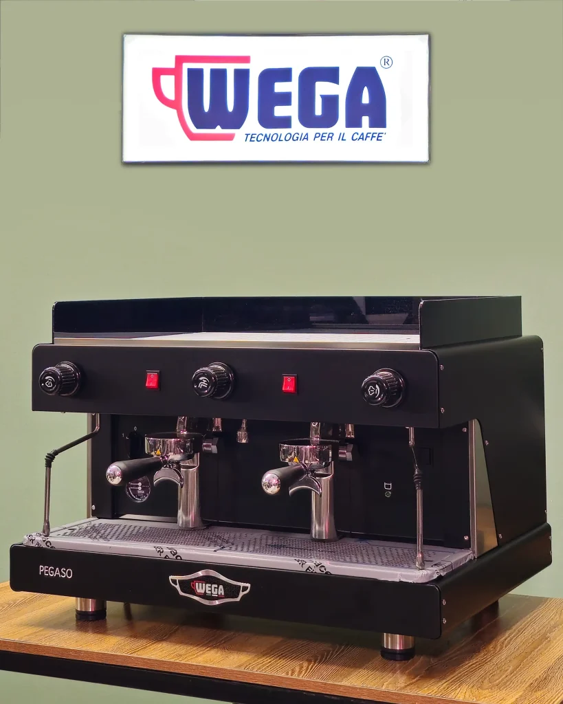 بررسی جامع دستگاه اسپرسوساز صنعتی وگا پگاسو دو گروپ منوآل (Wega Pegaso)